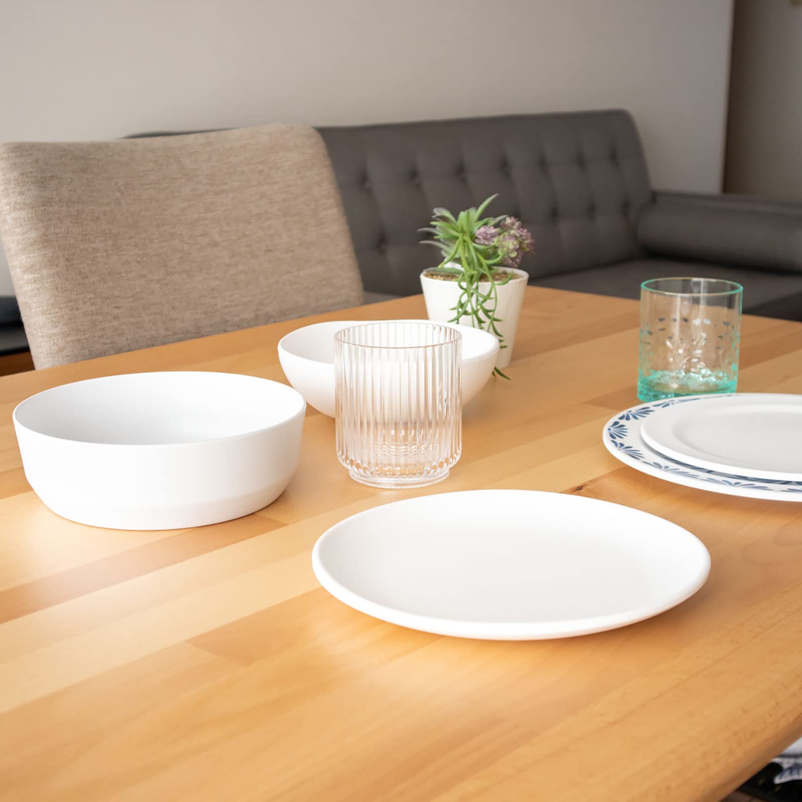 お皿 Amazon.co.jp: [ エシカルで 割れない 食器 BPAフリー ] Matte